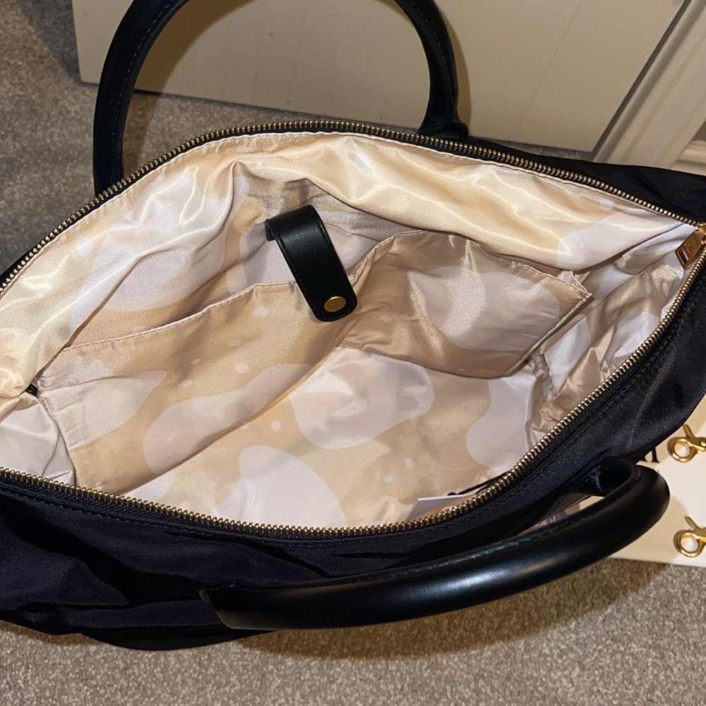 Alf The Label Ali Carryall Nylon 5-Way Bag NEW Black-Gold - Picture 11 of 15
